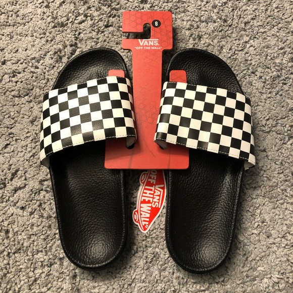 vans slip on sandals